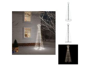 8721096753916 - Weihnachtsbäume - Living LED-Weihnachtsbaum Kegelform Kaltweiß 108 LEDs 70x180 cm - Weiß