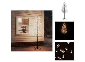 8721096805844 - Weihnachtsbäume - Living LED-Baum mit Kirschblüten Warmweiß 220 LEDs 220 cm - Weiß