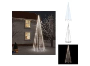 8721096828942 - Weihnachtsbäume - Living LED-Weihnachtsbaum Kegelform Kaltweiß 732 LEDs 160x500 cm - Weiß