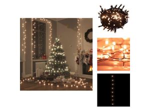 8721096865756 - Vidaxl - Weihnachtsbeleuchtung - Lichterkette mit 400 LEDs 40 m 8 Lichteffekte Warmweiß