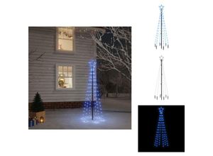 8721096904431 - Torana - Weihnachtsbäume - Living LED-Weihnachtsbaum mit Erdnägeln Blau 108 LEDs 180 cm - Blau