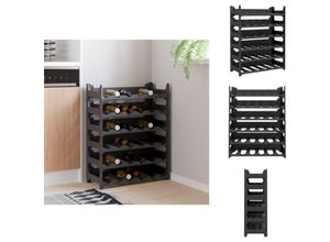 8721096981845 - Vidaxl - Weinregale - Living Weinregal für 36 Flaschen pp Stapelbar - Anthrazit