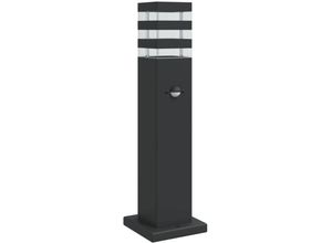 8721102456688 - Wegeleuchte mit Bewegungsmelder Schwarz 50 cm Aluminium vidaXL - Schwarz
