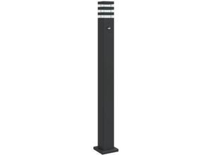 8721102456725 - Wegeleuchte mit Bewegungsmelder Schwarz 110 cm Aluminium vidaXL - Schwarz 8721102456725 - Wegeleuchte mit Bewegungsmelder Schwarz 110 cm Aluminium vidaXL - Schwarz
