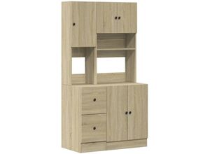 8721102594168 - Küchenschrank Sonoma-Eiche 95x50x180 cm Holzwerkstoff vidaXL - Braun