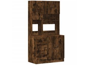 8721102594182 - Küchenschrank Räuchereiche 95x50x180 cm Holzwerkstoff vidaXL - Braun