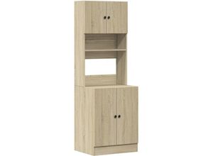 8721102595219 - Küchenschrank Sonoma-Eiche 60x50x180 cm Holzwerkstoff vidaXL - Braun