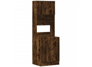 8721102595233 - Vidaxl - Küchenschrank Räuchereiche 60x50x180 cm Holzwerkstoff Braun