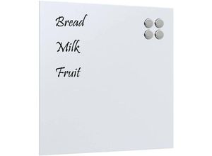8721102612602 - Vidaxl - Magnettafel Wandmontage Weiß 60x60 cm Hartglas 8721102612602 - Vidaxl - Magnettafel Wandmontage Weiß 60x60 cm Hartglas