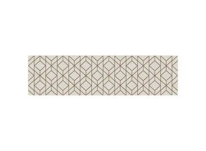 8721102649301 - Vidaxl - Indoor & Outdoor Teppich Mehrfarbig 80x300 cm Rutschfest Beige