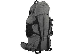 8721102675881 - Vidaxl - Wanderrucksack Grau 80 l Oxford-Gewebe 689220