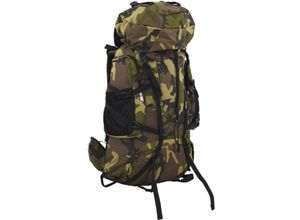 8721102675898 - Wanderrucksack Grün Tarnfarben 80 L Oxford-Gewebe vidaXL294886