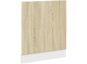 8721102808654 - Vidaxl - Geschirrspülerblende Sonoma-Eiche 60x3x67 cm Holzwerkstoff Braun