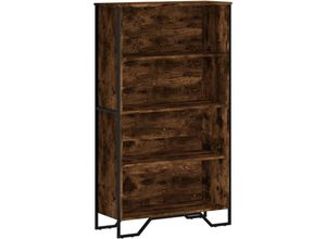 8721102811999 - Vidaxl - Bücherregal Räuchereiche 80x31x1375 cm Holzwerkstoff 691646