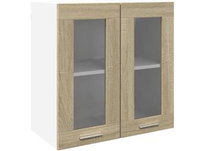 8721102843716 - Vidaxl - Hängeglasschrank Sonoma-Eiche 60x31x60 cm Holzwerkstoff 574359