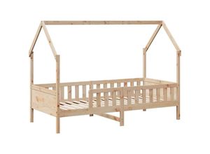 8721102851827 - Vidaxl - Kinderbett Hausbett 90x190 cm Massivholz Kiefer