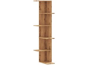 8721102948923 - Vidaxl - Wand-Eckregal Artisan-Eiche 365x365x140 cm Holzwerkstoff Braun