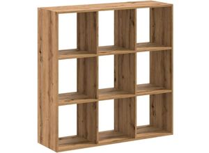 8721102950810 - Vidaxl - Bücherregal Artisan-Eiche 102x32x102 cm Holzwerkstoff Braun