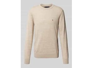 8721106008883 - Strickpullover mit gerippten Abschlüssen