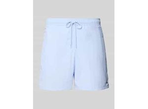 8721106335378 - Regular Fit Badeshorts mit Logo-Stitching