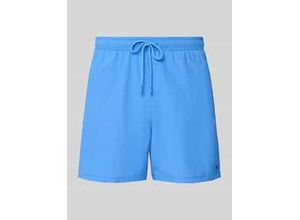 8721106346343 - Regular Fit Badeshorts mit Logo-Stitching