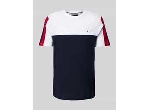 8721106355055 - T-Shirt mit Logo-Stitching