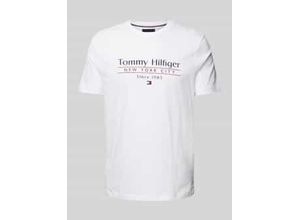 8721106374568 - T-Shirt mit Label-Print