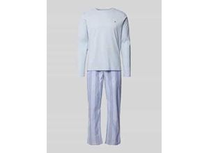 8721106435498 - Pyjama mit Logo-Stitching