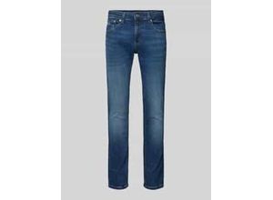 8721106744095 - Slim Fit jeans mit Label-Stitching