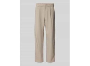 8721107051611 - Relaxed Tapered Fit Bundfaltenhose mit elastischem Bund