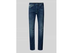 8721107158204 - Slim Tapered Fit Jeans im 5-Pocket-Design