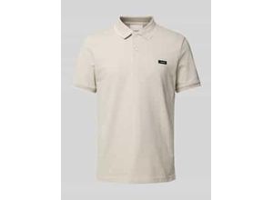 8721107439204 - Poloshirt mit Label-Detail