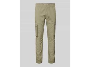 8721107547602 - Skinny Fit Cargohose mit Label-Patch 8721107547602 - Skinny Fit Cargohose mit Label-Patch