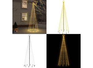 8721114680170 - LED-Weihnachtsbaum mit Erdnägeln Warmweiß 310 LEDs 300 cm - Weihnachtsbaum mit Erdspieß - Weihnachtsbäume mit Erdspießen - Home & Living - Weiß