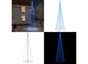 8721114714783 - Weihnachtsbaum Kegelform Blau 1134 LEDs 230x800 cm - Weihnachtskegelbaum - Weihnachtskegelbäume - Home & Living - Blau