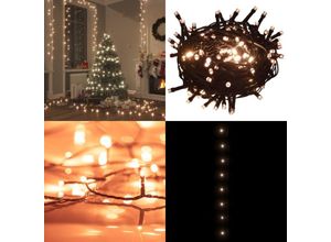 8721114826639 - Vidaxl - Lichterkette mit 400 LEDs 40 m 8 Lichteffekte Warmweiß - Lichterkette - Lichterketten - Home & Living