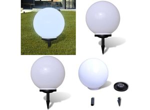 8721114829364 - Vidaxl - Wegeleuchte led 40 cm mit Erdspieß - Gartenlampe - Gartenlampen - Home & Living - Weiß