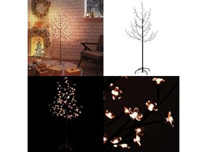 8721114865270 - LED-Baum Kirschblüte Warmweiß 84 LEDs 120 cm - LED-Baum - LED-Bäume - Home & Living - Weiß