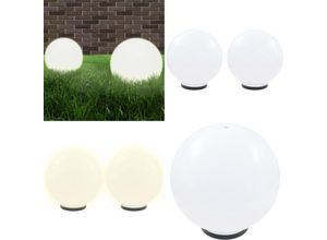 8721115701683 - LED-Gartenleuchten 2 Stk Kugelförmig 40 cm PMMA - Kugelleuchte - Kugelleuchten - Home & Living - Weiß