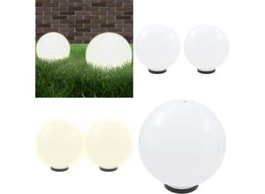 8721115702239 - Vidaxl - LED-Gartenleuchten 2 Stk Kugelförmig 30 cm pmma - Kugelleuchte - Kugelleuchten - Home & Living - Weiß