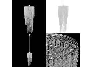 8721115702918 - Kristall Anhänger Kronlampe 26 x 70 cm - Hängelampe - Kronleuchter - Home & Living - Transparent