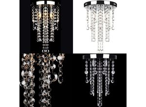8721115703076 - Vidaxl - Hängelampe edle Deckenlampe mit transparenten Kristallperlen - Pendelleuchte - Kronleuchter - Home & Living - Weiß 8721115703076 - Vidaxl - Hängelampe edle Deckenlampe mit transparenten Kristallperlen - Pendelleuchte - Kronleuchter - Home & Living - Weiß