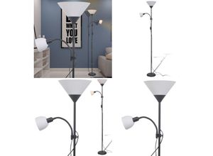 8721115704110 - Vidaxl - Stehlampe Schwarz - Stehleuchte - Stehleuchten - Home & Living - Schwarz