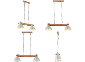 8721115704462 - Vidaxl - Hängelampe Industriestil 25 w Silbern 109 cm E27 - Deckenleuchte - Deckenleuchten - Home & Living - Mehrfarbig