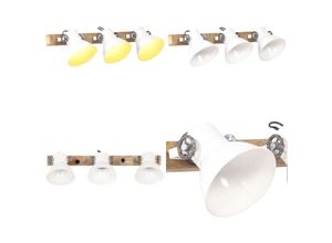 8721115706718 - Vidaxl - Wandlampe Industriestil Weiß 65x25 cm E27 - Wandleuchte - Wandleuchten - Home & Living - Weiß 8721115706718 - Vidaxl - Wandlampe Industriestil Weiß 65x25 cm E27 - Wandleuchte - Wandleuchten - Home & Living - Weiß
