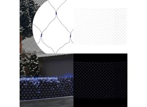 8721115708330 - LED-Lichternetz Blau 3x3 m 306 LEDs Indoor Outdoor - Weihnachtsbeleuchtung - Weihnachtsbeleuchtungen - Home & Living - Blau