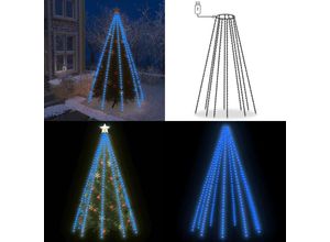 8721115708620 - Weihnachtsbaum-Lichternetz mit 400 LEDs Blau 400 cm - Baumlicht - Baumlichter - Home & Living - Blau