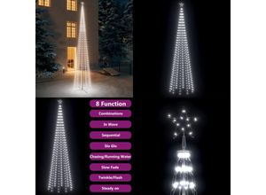 8721115745731 - Weihnachtsbaum in Kegelform 752 LEDs Deko Kaltweiß 160x500 cm - Weihnachtsbaum - Weihnachtsbäume - Home & Living - Weiß