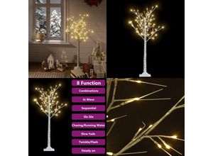 8721115745823 - Weihnachtsbaum 120 LEDs 12 m Warmweiß Indoor Outdoor - Weihnachtsbaum - Weihnachtsbäume - Home & Living - Weiß