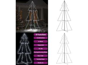 8721115746592 - Weihnachtsbaum in Kegelform 300 LEDs Indoor & Outdoor 120x220cm - Weihnachtskegelbaum - Weihnachtskegelbäume - Home & Living - Weiß